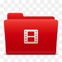 红色矩形-文件夹视频