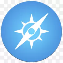 电蓝色符号天空圆圈-skype
