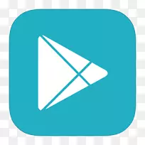 蓝色三角区域符号-meroui google Play