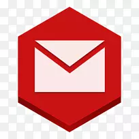 三角形区域符号点符号-gmail