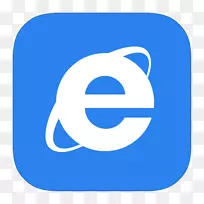 蓝色区域文本符号-meroui浏览器internet Explorer