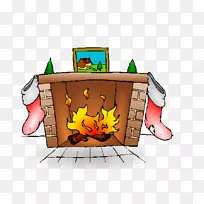 壁炉烟囱火焰夹艺术.火夹