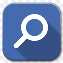 蓝色符号圈-应用程序搜索
