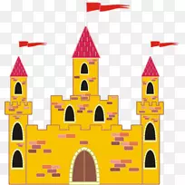 城堡剪贴画-威尔士城堡剪贴画