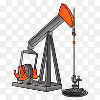 钻机油井、石油平台、石油夹持艺术.钻机剪接件