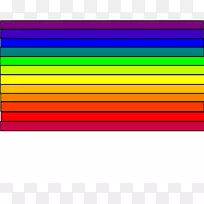 彩虹旗色桌面壁纸夹艺术彩色彩虹剪贴画