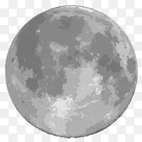 地球超级月亮剪贴画.最接近的部分