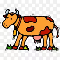 牛犊剪贴画-奶牛