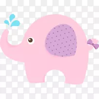 婴儿淋浴大象婴儿剪贴画-大象