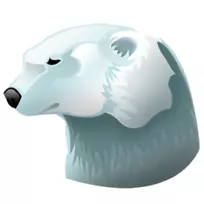 北极熊考拉电脑图标-北极熊
