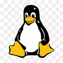 企鹅tux linux内核-可打印的企鹅图片