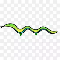 蛇爬行动物动画剪辑艺术-蛇