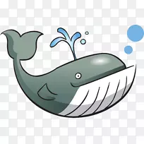 海洋生物动画剪辑艺术鲸鱼