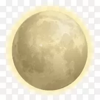 地球月亮剪贴画-月亮