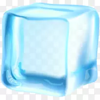钴蓝绿松石塑料水冰