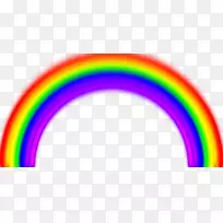 彩虹电脑图标灯光剪辑艺术-彩虹