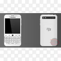 黑莓护照智能手机白色黑莓10电话-黑莓