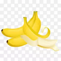水果绘画剪贴画-香蕉