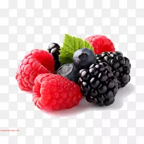 草莓冰淇淋早餐-黑莓