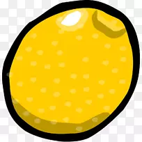 柠檬水果电脑图标剪贴画.柠檬