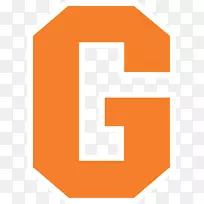 橙g标志黄色葛底斯堡学院-橙色