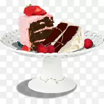 生日纸杯蛋糕波尔沃尔蜡烛蛋糕