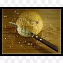 面包店烤肉串香蕉面包-面包