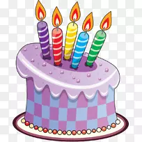 生日蛋糕孩子生日彩绘书节日蛋糕快乐