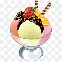 冰淇淋鸡尾酒圣代冰淇淋