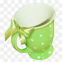 绿咖啡杯杯