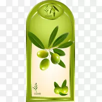 橄榄油标签水果.橄榄油
