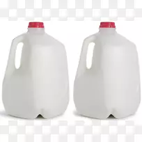 牛奶瓶，加仑牛奶，汽水杯-牛奶