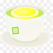 绿茶汁营养物质标签-杯