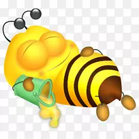 蜜蜂昆虫大黄蜂剪贴画-蜂蜜