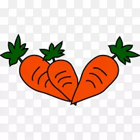 小胡萝卜蔬菜夹艺术-胡萝卜