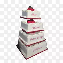 婚礼蛋糕托层蛋糕奶油面包店-婚礼蛋糕