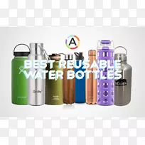 玻璃瓶，塑料瓶，水瓶