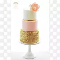 糖果糖霜结婚蛋糕奶油糖蛋糕-婚礼蛋糕