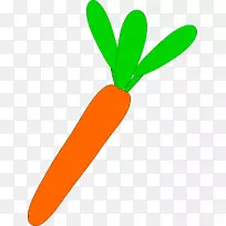 胡萝卜植物动画剪辑艺术-胡萝卜