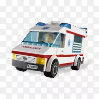 乐高屋乐高城救护车玩具-救护车