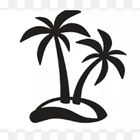 电脑图标剪辑艺术-棕榈树图像