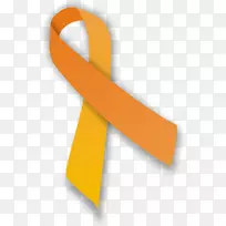 澳洲橙色丝带意识丝带自伤意识日和谐日-意识丝带