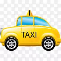 夏莫尼克斯出租车黄色出租车剪贴画-出租车