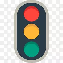 交通灯计算机图标符号-交通灯