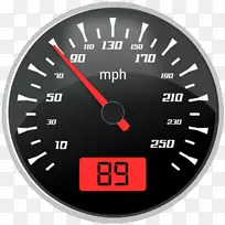 汽车速度计比赛计算机图标.速度计