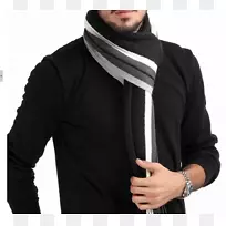 围巾，羊绒，羊毛披肩，条纹流苏-衣服纽扣