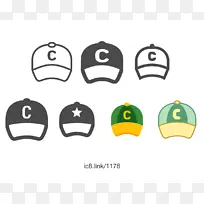 计算机图标棒球帽字体棒球帽