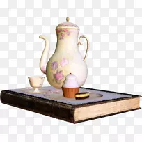 茶壶书纸-卢布罐