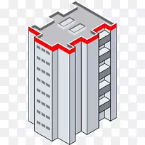 建筑等距投影计算机图标.建筑