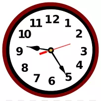 数字时钟模拟信号时钟面对闹钟.时钟